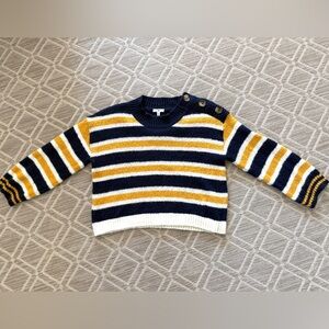 Navy & Gold Sweater
